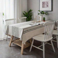 Boho Printed Tablecloth for TV Cabinet Coffee Table Kitchen Dining Desk
