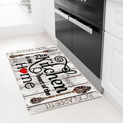 Farmhouse Kitchen Mat Waterproof Cushioned Comfort Mat Anti Fatigue Rug Xmas