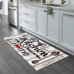 Farmhouse Kitchen Mat Waterproof Cushioned Comfort Mat Anti Fatigue Rug Xmas