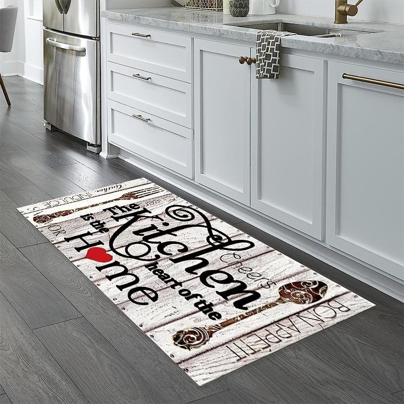 Farmhouse Kitchen Mat Waterproof Cushioned Comfort Mat Anti Fatigue Rug Xmas