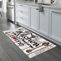 Farmhouse Kitchen Mat Waterproof Cushioned Comfort Mat Anti Fatigue Rug Xmas