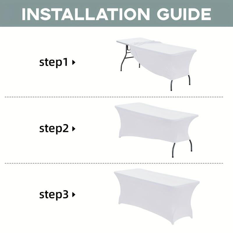 Stretchy PVC Tablecloth for Parties and Banquets