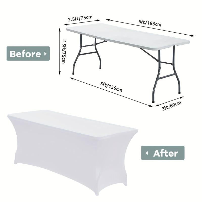Stretchy PVC Tablecloth for Parties and Banquets