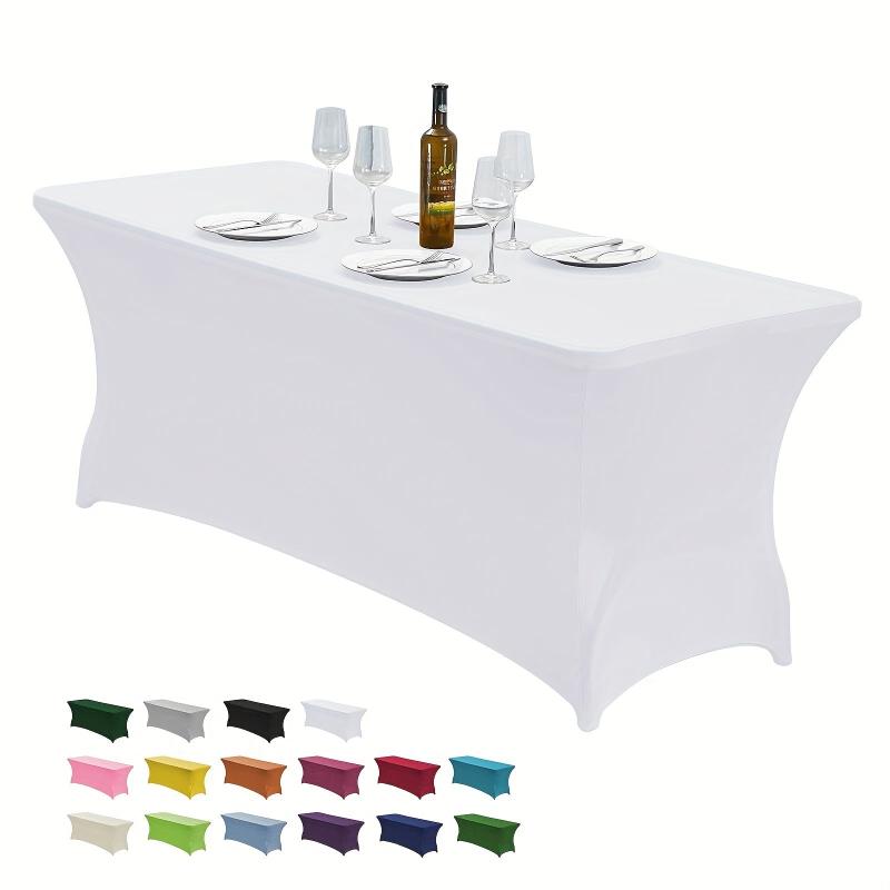 Stretchy PVC Tablecloth for Parties and Banquets