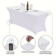 Stretchy PVC Tablecloth for Parties and Banquets