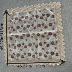 Elegant Lace Embroidery Tablecloth Home Wedding Party Decor