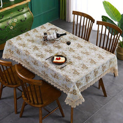 Elegant Lace Embroidery Tablecloth Home Wedding Party Decor
