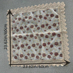 Elegant Lace Embroidery Tablecloth Home Wedding Party Decor