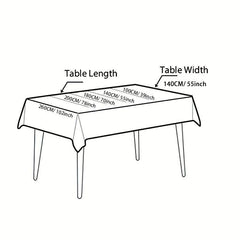 Boho Ethnic Style Tablecloth with Runner, Washable, for Picnics and Camping