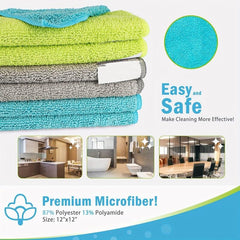 Dish Towels Scouring Pad Square Dish Cloths Cleaning Cloth Antibacterial