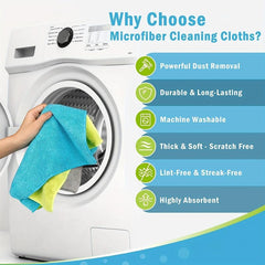 Dish Towels Scouring Pad Square Dish Cloths Cleaning Cloth Antibacterial