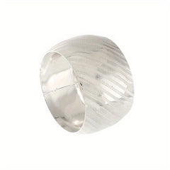 6pcs Round Napkin Rings for Weddings Christmas Thanksgiving