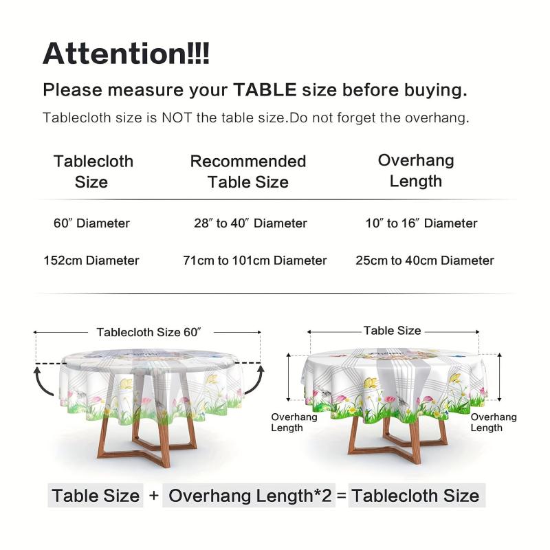 Christmas Round Fitted Tablecloth Navy Leaves 91-111 Cm Dia