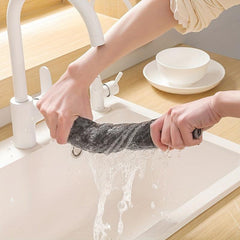 10pcs Soft Microfiber Dish Cloths Absorbent & Reusable Scouring Pads