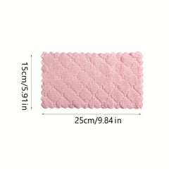 5pcs Microfiber Scouring Pads Antibacterial Dish Cloths Cleaning Brush