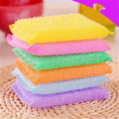 8pcs Kitchen Sponge Dishcloth Magic Wipe Dishwashing Cleaning Cloth