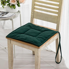 Solid Seat Cushion Modern Style Fabric Padded Strap Student Seat Pad