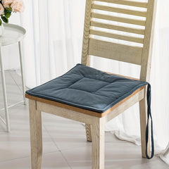 Solid Seat Cushion Modern Style Fabric Padded Strap Student Seat Pad