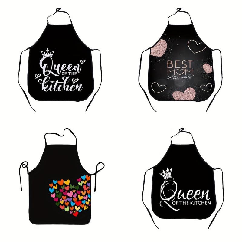 Polyester Apron For Mom Adjustable & Stain Resistant