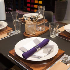 Spring Double Bead Napkin Buckle Metal Napkin Ring Hotel Table