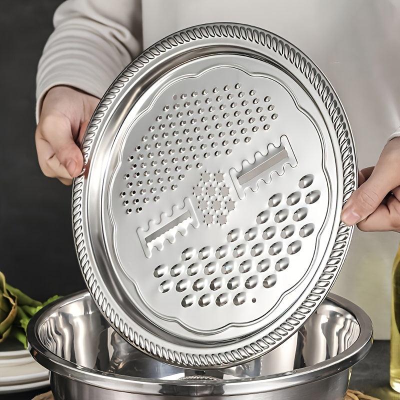 3pcs Stainless Steel Vegetable Cutter Set for Potatoes and Radishes