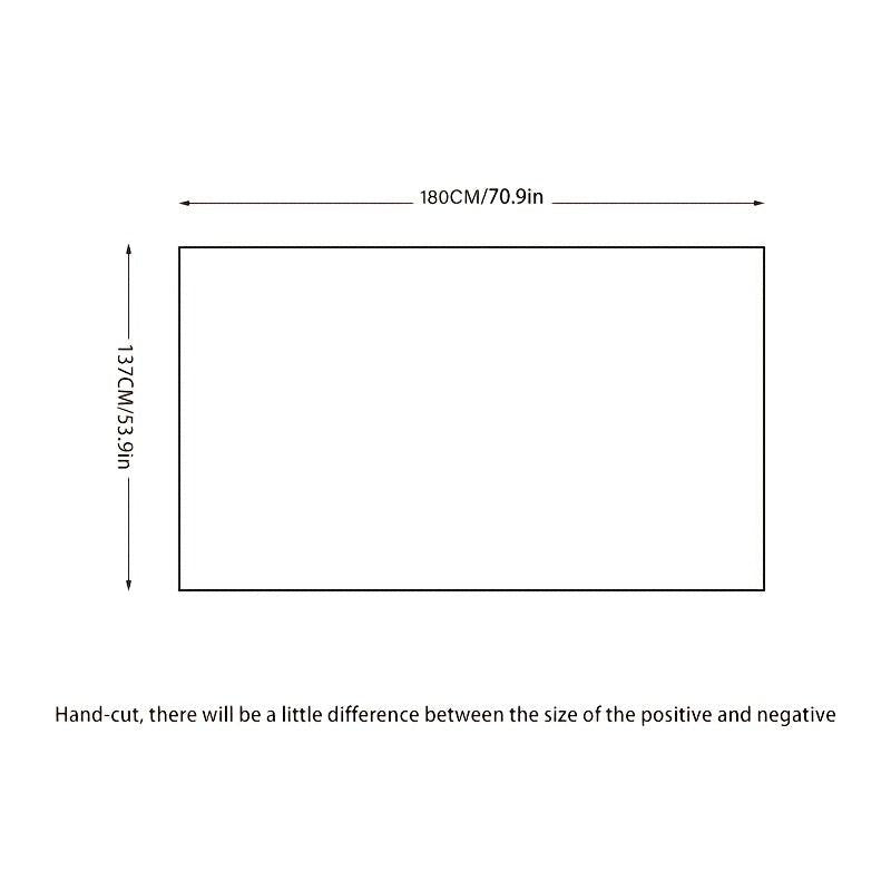 PVC Rectangular Tablecloth High Non-Washing Waterproof Stain Tablecloth