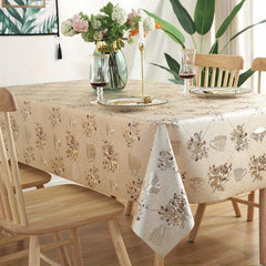 PVC Rectangular Tablecloth High Non-Washing Waterproof Stain Tablecloth