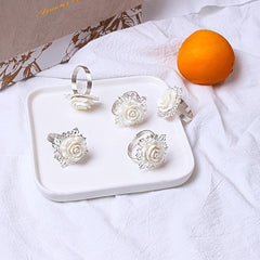 4pcs Rose Napkin Rings for Wedding Thanksgiving Christmas