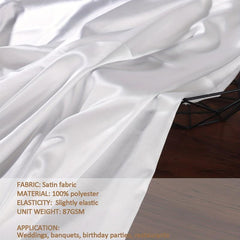 Polyester Table Cover Satin Tablecloth for Dining Wedding Banquet