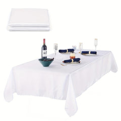 Polyester Table Cover Satin Tablecloth for Dining Wedding Banquet
