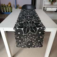 Halloween Table Runner Embroidered Polyester Tablecloth Home Decor