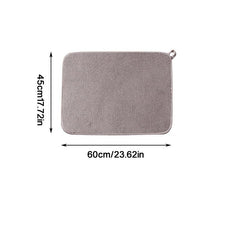 Waterproof Microfiber Dishwashing Mat Non Slip Kitchen Sink Mat