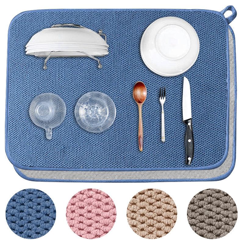 Waterproof Microfiber Dishwashing Mat Non Slip Kitchen Sink Mat