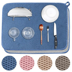 Waterproof Microfiber Dishwashing Mat Non Slip Kitchen Sink Mat