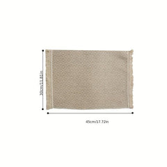 Scandinavian Style Jute Tassel Placemat Insulated Food Mat