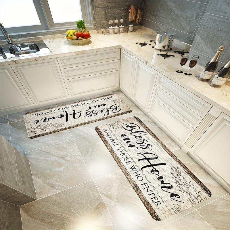 Bless Our Home Vintage Kitchen Rug