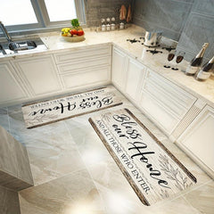 Bless Our Home Vintage Kitchen Rug