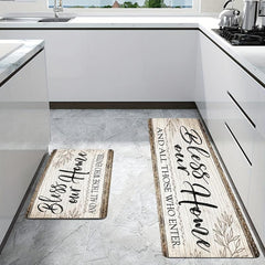 Bless Our Home Vintage Kitchen Rug