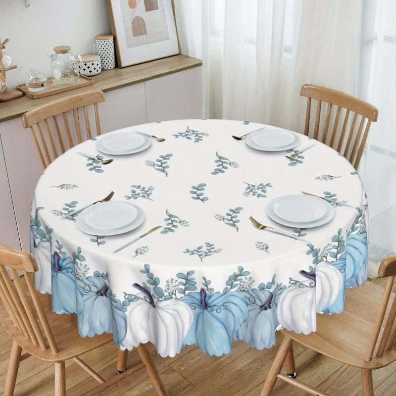 Fall Series Polyester Tablecloth Autumn Pumpkin Table Cloth