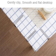 12pcs Stainless Steel Tablecloth Clips Triangle Tablecloth Clips