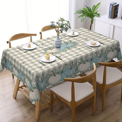 Fall Series Table Cloth Thanksgiving Polyester Table Cover Autumn Truck Pumpkin