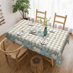Fall Series Table Cloth Thanksgiving Polyester Table Cover Autumn Truck Pumpkin