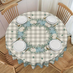 Fall Series Table Cloth Thanksgiving Polyester Table Cover Autumn Truck Pumpkin