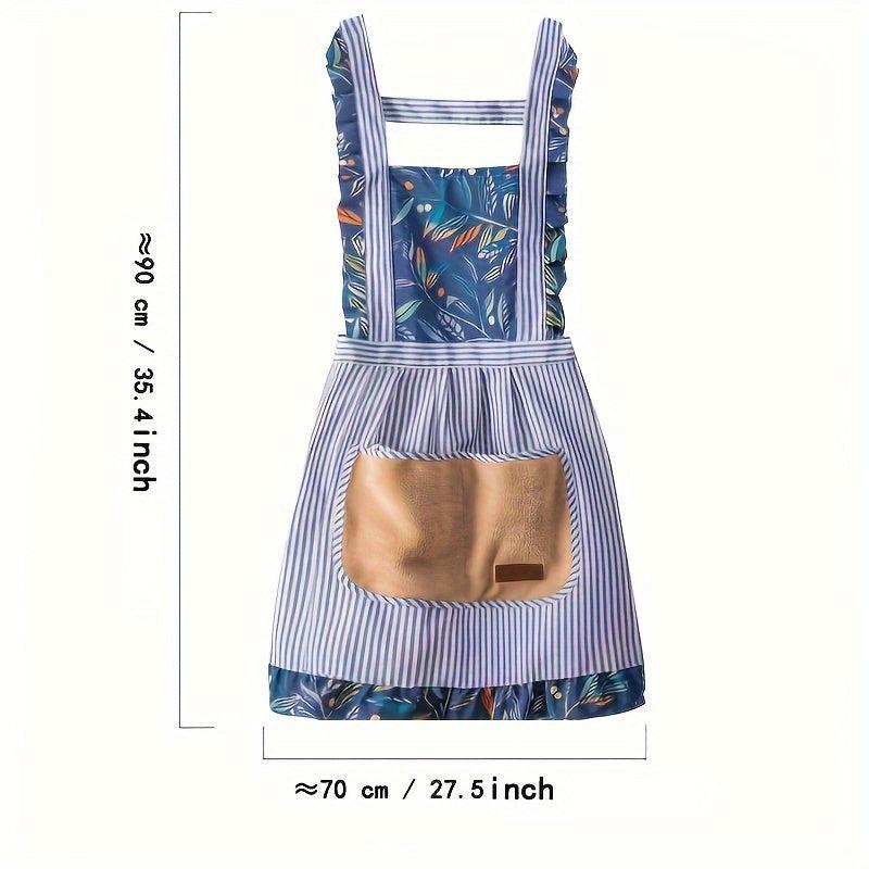 Polyester Apron Canvas Kitchen Home Apron Princess Adult Workwear