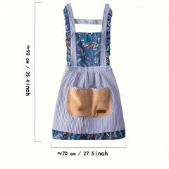 Polyester Apron Canvas Kitchen Home Apron Princess Adult Workwear