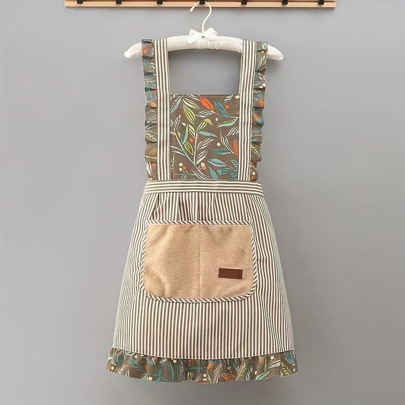 Polyester Apron Canvas Kitchen Home Apron Princess Adult Workwear