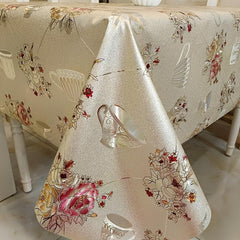 PVC Table Cover Antifouling Waterproof Tablecloth
