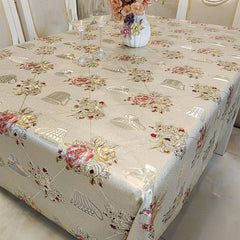 PVC Table Cover Antifouling Waterproof Tablecloth