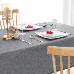 Polyester Tablecloth Solid Fabric Tablecover Modern Dining Table Cloth