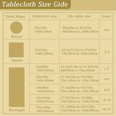 Polyester Tablecloth Solid Fabric Tablecover Modern Dining Table Cloth